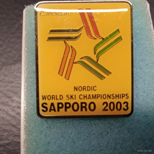 Значок SAPPORO 2003г. Редкий. РАСПРОДАЖА КОЛЛЕКЦИИ.