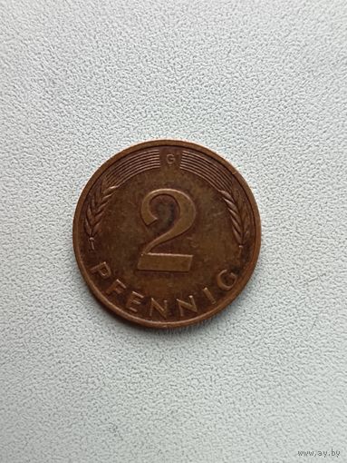 2 пфеннига 1991G