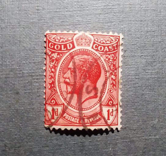 Марка Золотой берег 1913 год