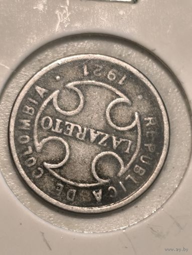 2 c Columbia lazareto 1921