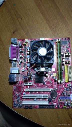 Материнская плата MSI K9N6PGM2-V. с процессором 6000 и память 1+1