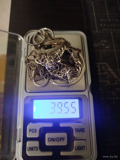 Лот серебра 39.5 грамм!