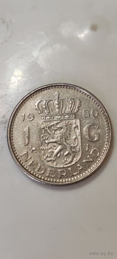 Нидерланды 1 гульден 1980