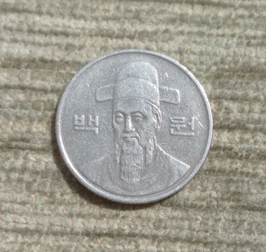 Werty71 Южная Корея 100 вон 1988
