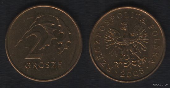 Польша y277 2 грош 2008 год (mw) (_alb2