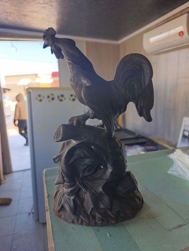 Часы каминные " Петух "