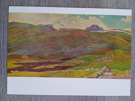 1958. Зардарян. На склонах Арагаца