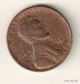 США 1 цент 1941
