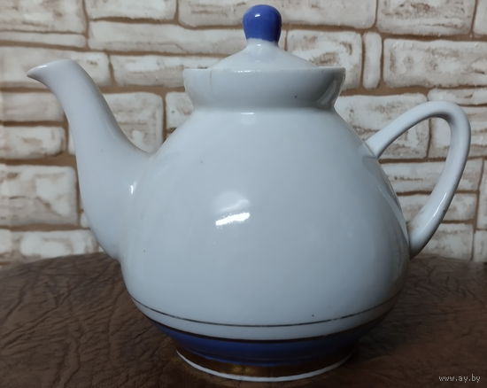 Чайник заварник мини Полонное Полонне фарфор СССР минимализм