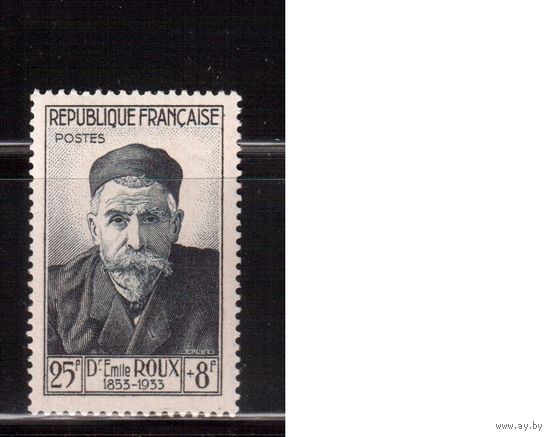 Франция-1954(Мих.1019) , ** , Личности, Знаменитые французы,Ученый