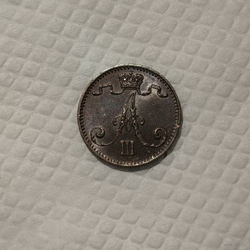 1 пенни 1892 штемпельная