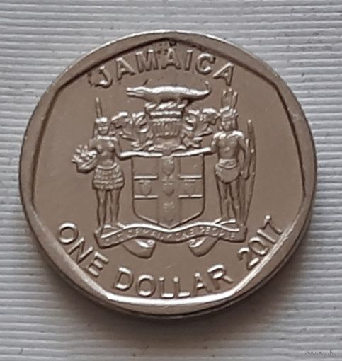 1 доллар 2017 г. Ямайка