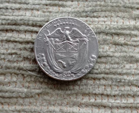 Werty71 Панама 10 сентесимо 1/10 бальбоа 1973 Конкистадор Блеск