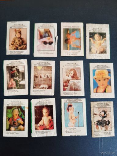 Вкладыши ANNA Nacar Gida. Лот 12 шт. В коллекцию.