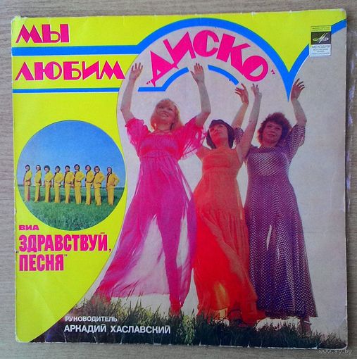 LP   ВИА ''Здравствуй, песня'' - "Мы любим диско".
