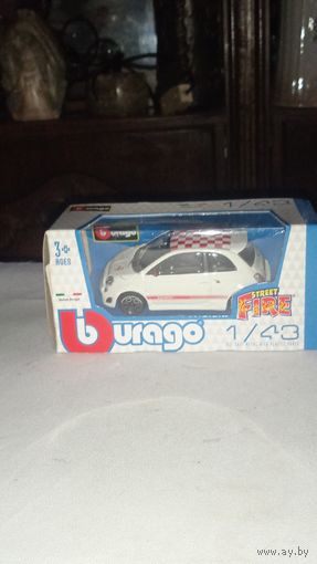 Модель Abarth 500 burago 1/43