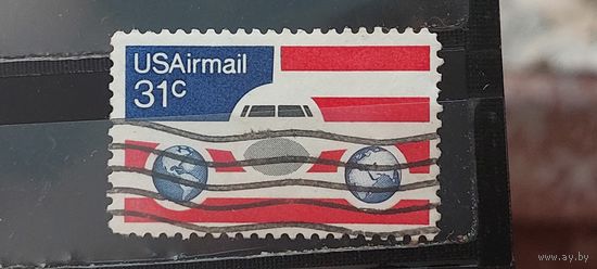 РАСПРОДАЖА. США. Авиапочта. Гаш.