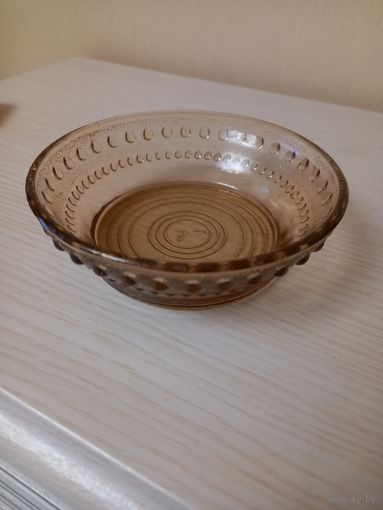 Тарелка ссср,  цветное стекло