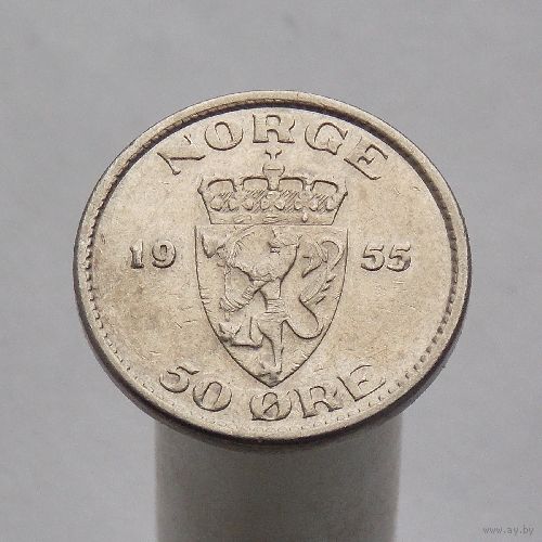 Норвегия 50 оре 1955