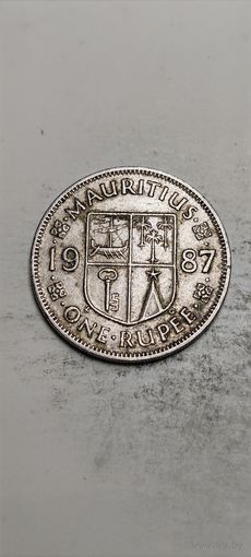 Маврикий 1 рупе 1987