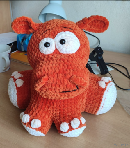 Бегемот. Ручная работа.