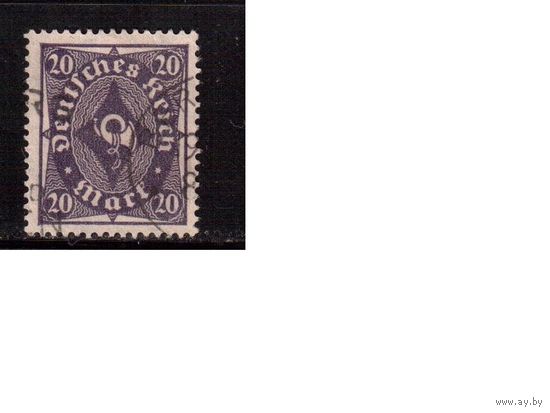 Германия(Рейх)-1922,(Мих.230) гаш. , Стандарт,
