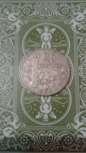 Франция 25 сантимов 1902