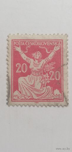 Чехословакия 1920. Стандартный выпуск.