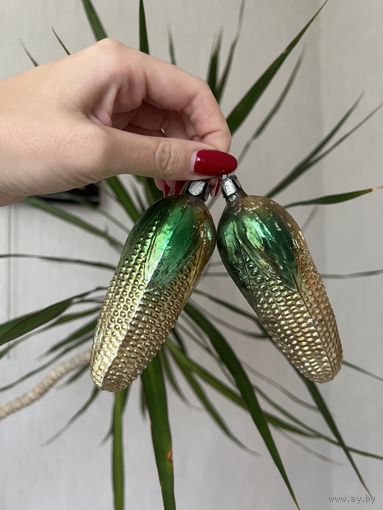 Елочные игрушки кукуруза цена за все К.3