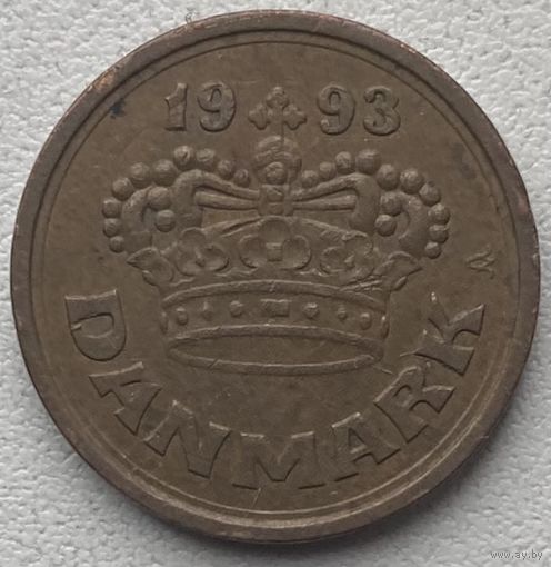 Дания 25 эре 1993 г.