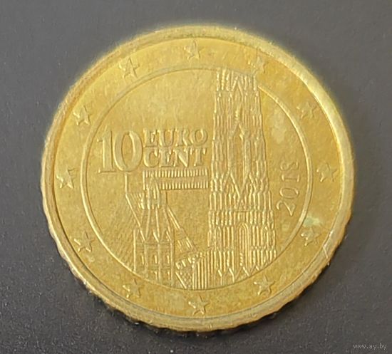 Австрия 10 евроцентов, 2018_ KM# 3139_РЕДКАЯ_самая  ДЕШЕВЯ на АУ