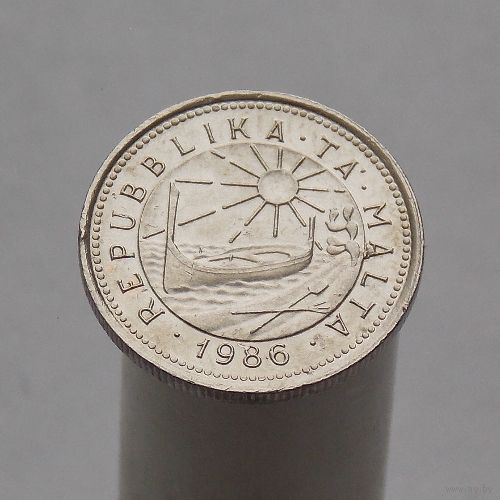 Мальта 2 цента 1986