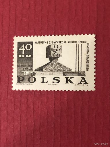 Польша 1968 год. Мемориалы жертвам Второй мировой войны