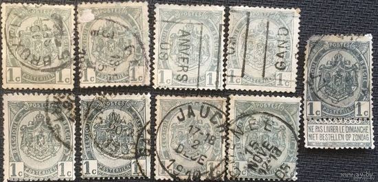 ЦІКАВІЦЬ АБМЕН! 1893, герб Бельгіі, 1 цэнт