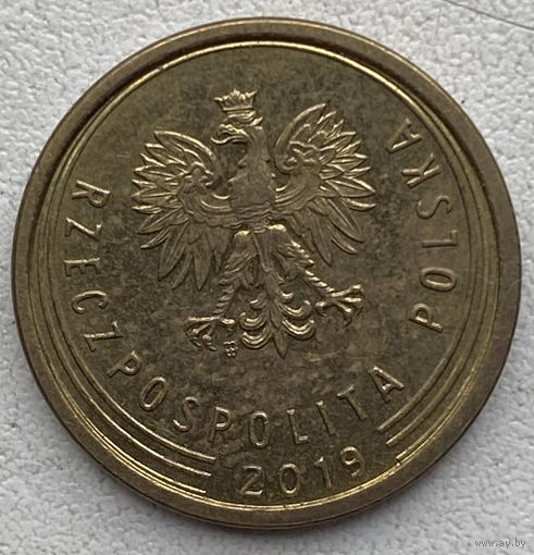 Польша 2 гроша 2019 г.