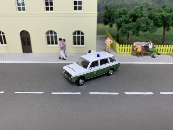 Lada 2102 Kombi Polizei Brekina 27263. Масштаб НО 1:87.