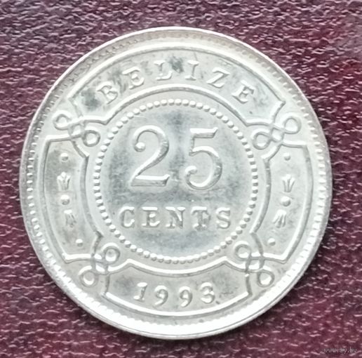 Белиз 25 центов, 1974-2022