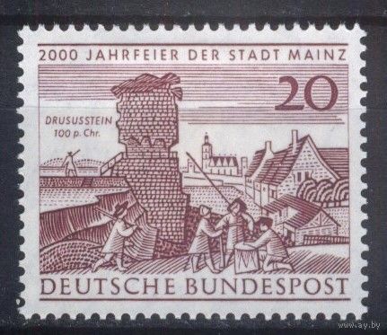 ГЕРМАНИЯ, ФРГ - 1962 [Mi. 375]*  чистая МН (DE03)