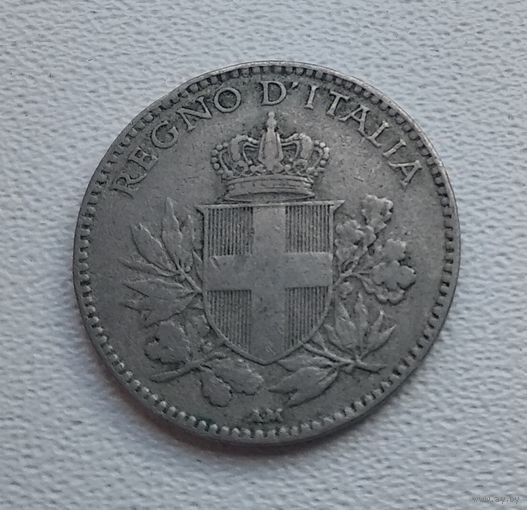 Италия 20 чентезимо, 1918 Гладкий гурт 1-1-42