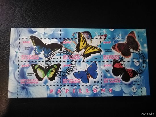 Конго. 2012г. Бабочки.