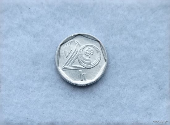 Werty71  Чехия 20 геллеров 1997