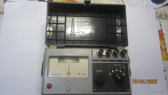 Прибор измерения сопротивления заземления М-416 (1983 г.в.)