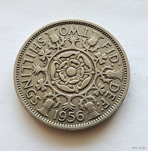 Великобритания 2 шиллинга , 1956