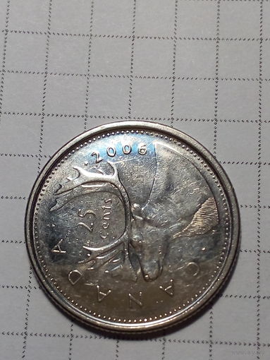 25 центов Канада 2006 год