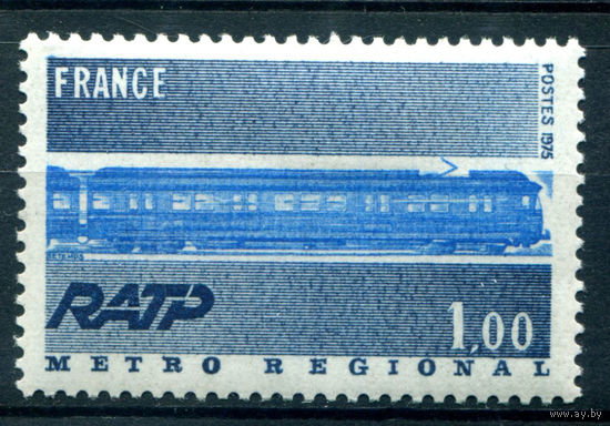 Франция - 1975г. - региональный метрополитен - 1 марка - полная серия, MH [Mi 1928]. #2-Fr-29-A-2