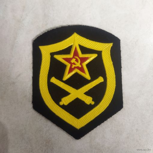 Нарукавный знак. Ракетные войска и артиллерия СССР. Военторг.