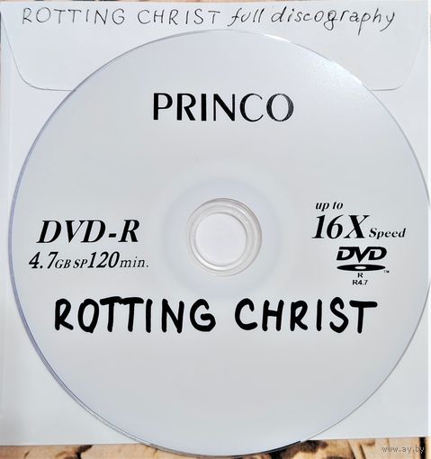 DVD MP3  - ROTTING CHRIST - полная дискография 1988 - 2025 (Dark metal, Folk metal, Gothic metal, Melodic Black) - 1 DVD
