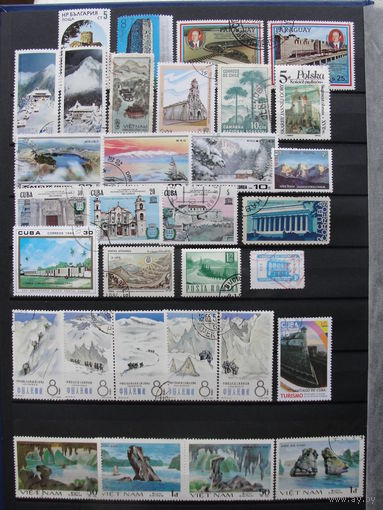 Продажа коллекции с 1 рубля! Культура и искусство на почтовых марках мира.