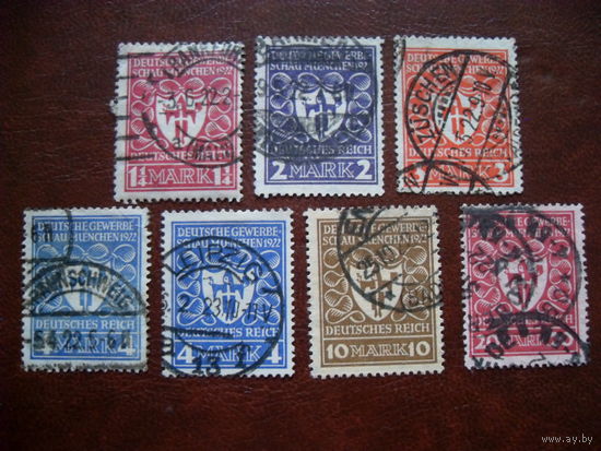 Mi.372-374 Рейх. Германия. 1922 (mi.30.5 euro)
