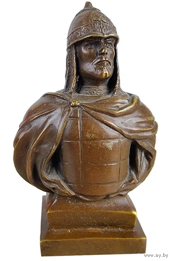 Бюст Александр Невский Бронза